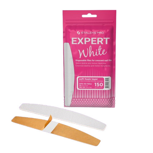 Staleks EXPERT 40 Disposable Files For Crescent Nail File 30pcs