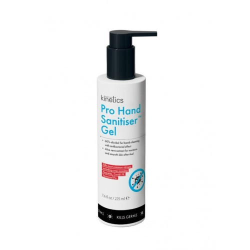 Kinetics Pro Hand Sanitiser Gel 225ml