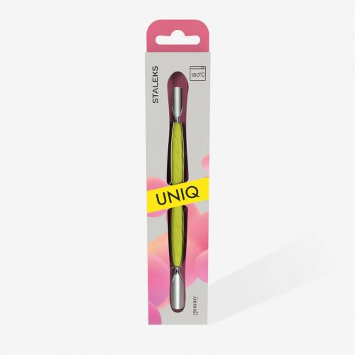 Staleks Uniq 10 Type 1 Manicure Pusher Gummy Yellow