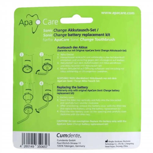 ApaCare Sonic Change Battery Replacement Kit 1pcs
