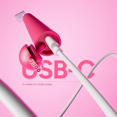 ORDO Sonic Edge Rechargeable Toothbrush Paradise Pink