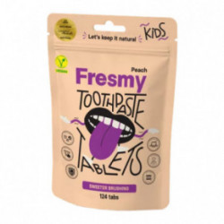 Fresmy Peach Toothpaste Tablets for Kids 30 tabs