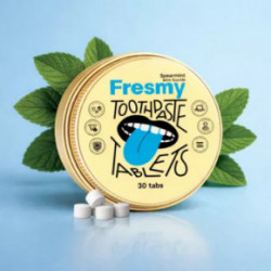 Fresmy Spearmint (with Fluoride) Toothpaste Tablets 30 tabs