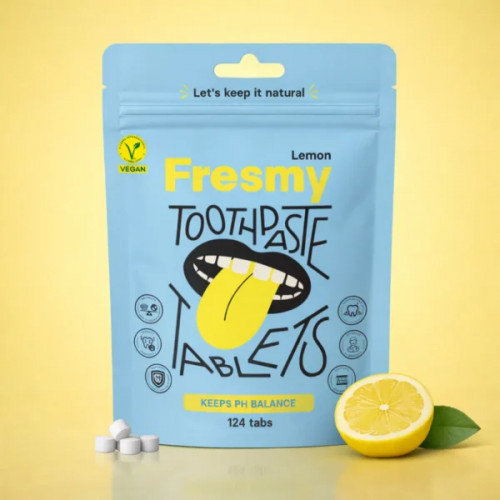 Fresmy Lemon Toothpaste Tablets 30 tabs