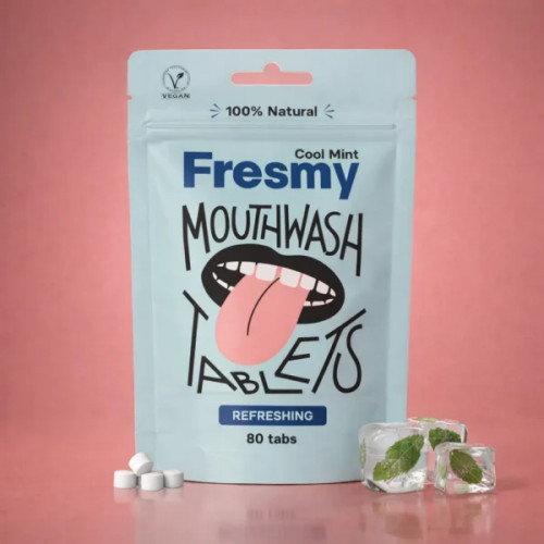 Fresmy Cool Mint Mouthwash Tablets 80 tabs