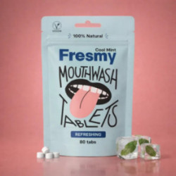 Fresmy Cool Mint Mouthwash Tablets 80 tabs