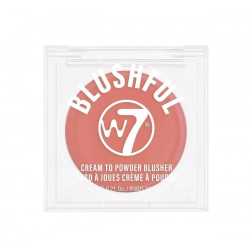 W7 Cosmetics Blushful Cream To Powder Blusher 6g
