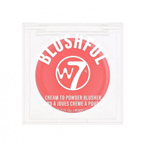 W7 Cosmetics Blushful Cream To Powder Blusher 6g