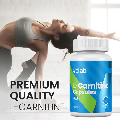 VPLab Nutrition L-Carnitine Capsules 1500mg 90 capsules