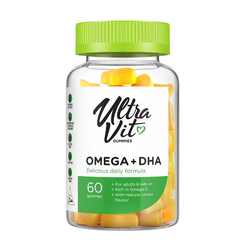 VPLab Nutrition UltraVit Omega + DHA 60 gummies