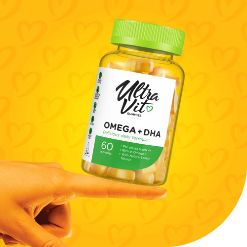 VPLab Nutrition UltraVit Omega + DHA 60 gummies
