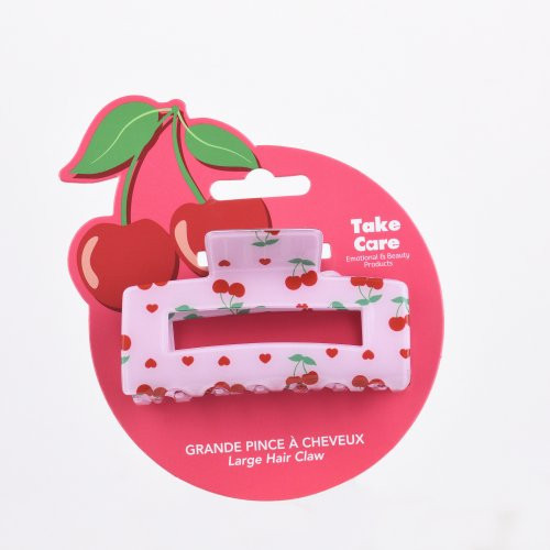 Take Care Large Hair Claw Pink