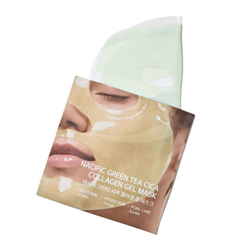 NACIFIC Green Tea Cica Collagen Gel Mask 1pcs