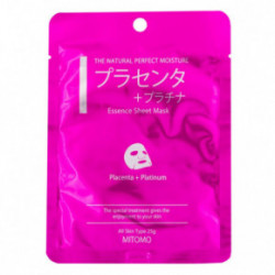 Mitomo Essence Sheet Mask Placenta + Platinum 25g