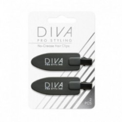 Diva Pro Styling No-Crease Hair Clips 2pcs