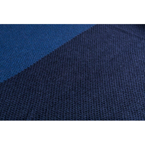 Nord Snow Natural Style Throw Blanket Deep blue
