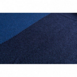 Nord Snow Natural Style Throw Blanket Deep blue