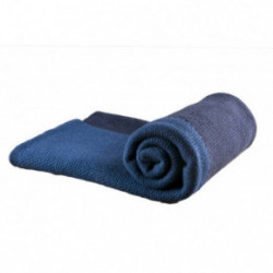 Nord Snow Natural Style Throw Blanket Deep blue