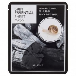 Missha Charcoal & Snail Skin Essential Sheet Mask 23g