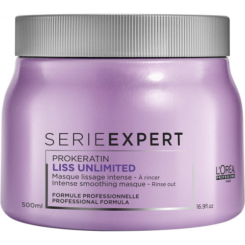 Photos - Hair Product LOreal L'Oréal Professionnel Liss Unlimited Anti-Frizz Hair Mask 500ml 
