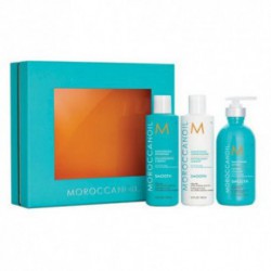 Moroccanoil Smoothing Hair Shampoo, Conditioner and Lotion Trio