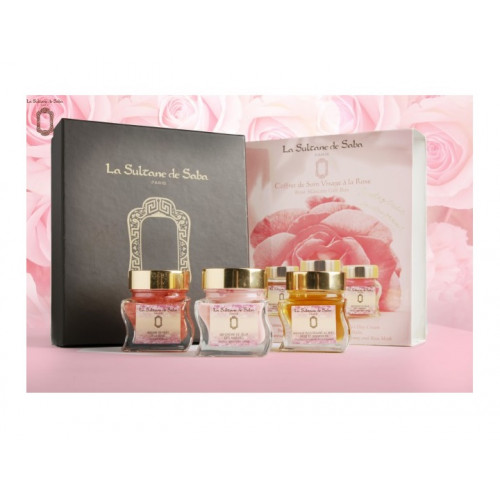 La Sultane De Saba Rose Skincare Gift Box 50ml+50ml+50ml