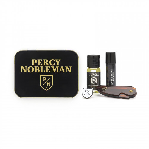 Percy Nobleman Beard Grooming Travel Tin Set