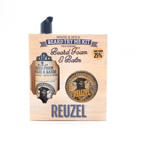 Reuzel Wood & Spice Beard Try Me Kit Set 1
