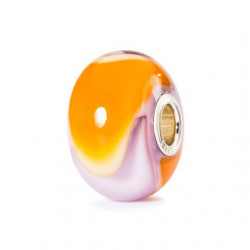 Trollbeads Pink and Orange Armadillo Bead 1 unit