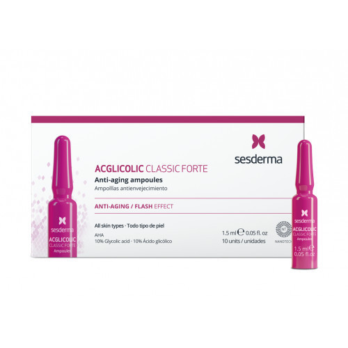 Sesderma Acglicolic Classic Forte Anti-Aging Ampoules 10x1.5ml