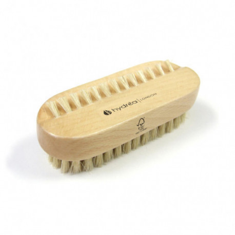 Hydrea London Dual Sided Hand & Nail Brush With Natural Bristle 1pcs