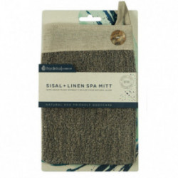 Hydrea London Sisal + Unbleached Linen SPA Mitt 1 unit