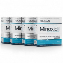 Foligain Low Alcohol Minoxidil 5% Hair Regrowth Treatment For Men 3 Months