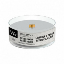 WoodWick Lavender & Cedar Candle Heartwick