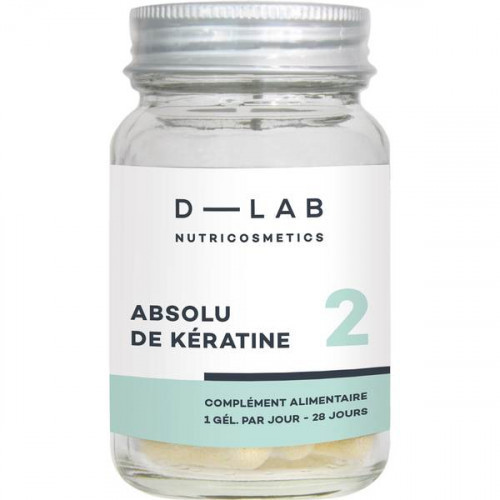 D-LAB Nutricosmetics Absolu De Keratine Pure Keratin Food Supplement 1 Month