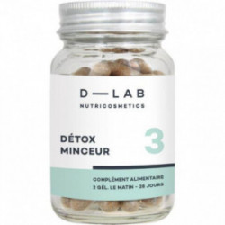 D-LAB Nutricosmetics Détox Minceur Food Supplemet For Slimming Detox 1 Month