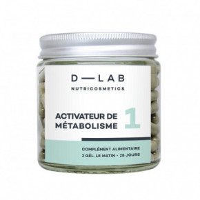 D-LAB Nutricosmetics Activateur de Métabolisme Metabolism Activator Food Supplement 1 Month