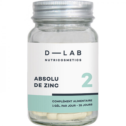 D-LAB Nutricosmetics Absolu de Zinc Food Supplement 1 Month