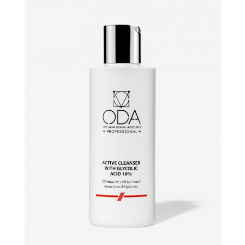 ODA Active Cleanser with Glycolic Acid 10% 200ml