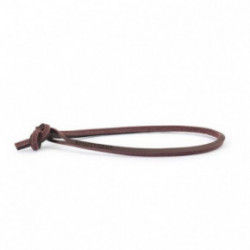 Trollbeads Flawless Roast Leather Bracelet Brown