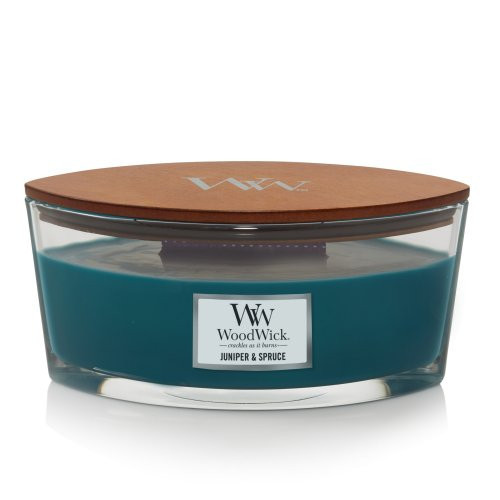 WoodWick Juniper & Spruce Candle Heartwick