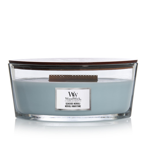 WoodWick Seaside Neroli Candle Heartwick