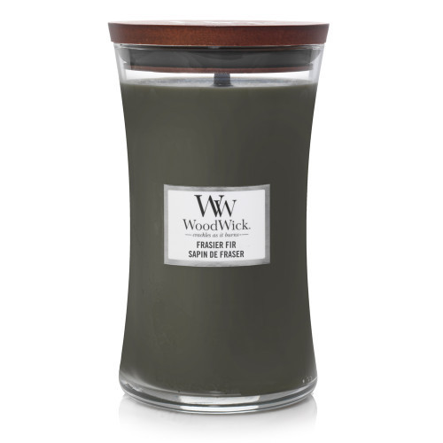 Photos - Air Freshener WoodWick Frasier Fir Candle Large Hourglass 