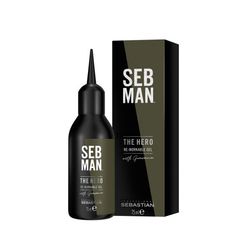 Photos - Hair Styling Product Sebastian Professional Seb Man The Hero Re-Workable Gel 75ml