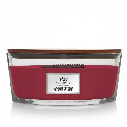 WoodWick Elderberry Bourbon Candle Heartwick