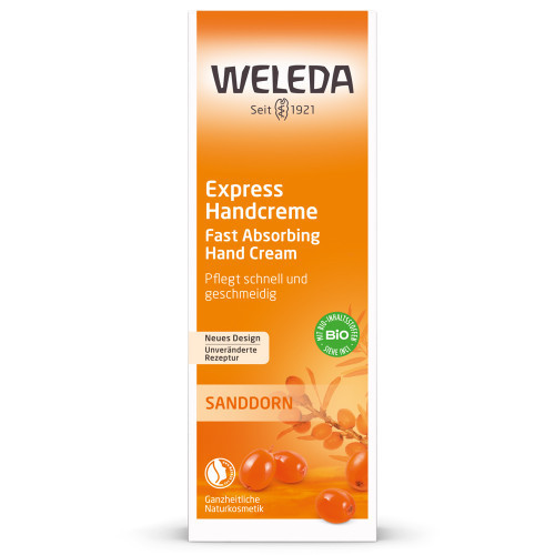 Weleda Sea Buckthorn Fast Absorbing Hand Cream 50ml