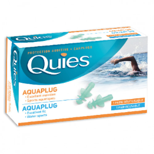 Quies Aquaplug Earplugs for Swimmers 1 Paire