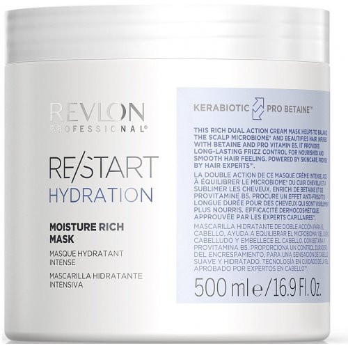 Photos - Hair Product Revlon Professional RE/START Hydration Moisture Rich Mask 500ml 
