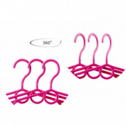 HomelyWorld WZM Colorful Plastic Hangers For Kids 10 pcs.