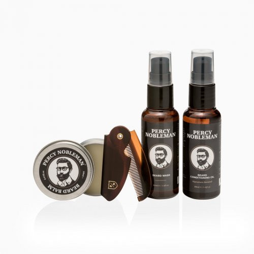 Photos - Beard & Moustache Care Percy Nobleman Beard Grooming Kit Gift set 